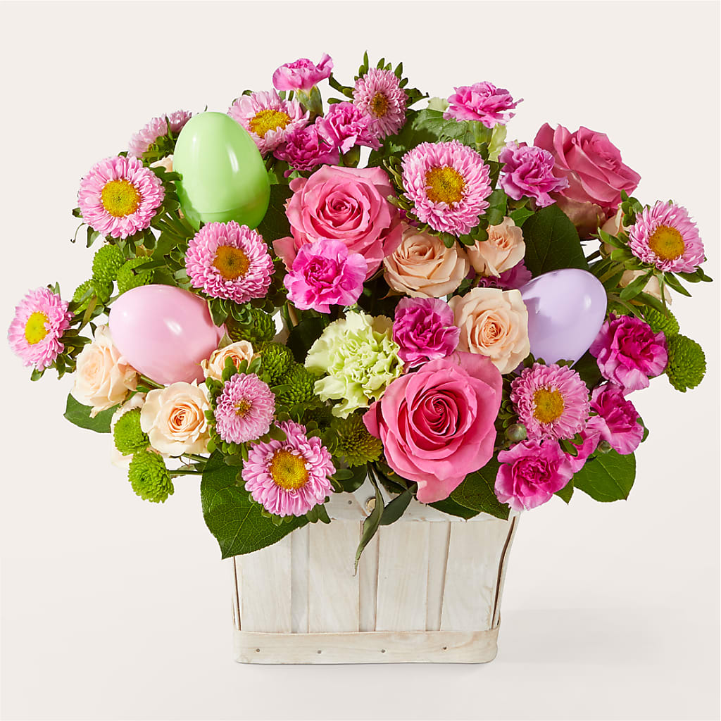 Get Eggcited Basket – Boston City Florist, Boston MA