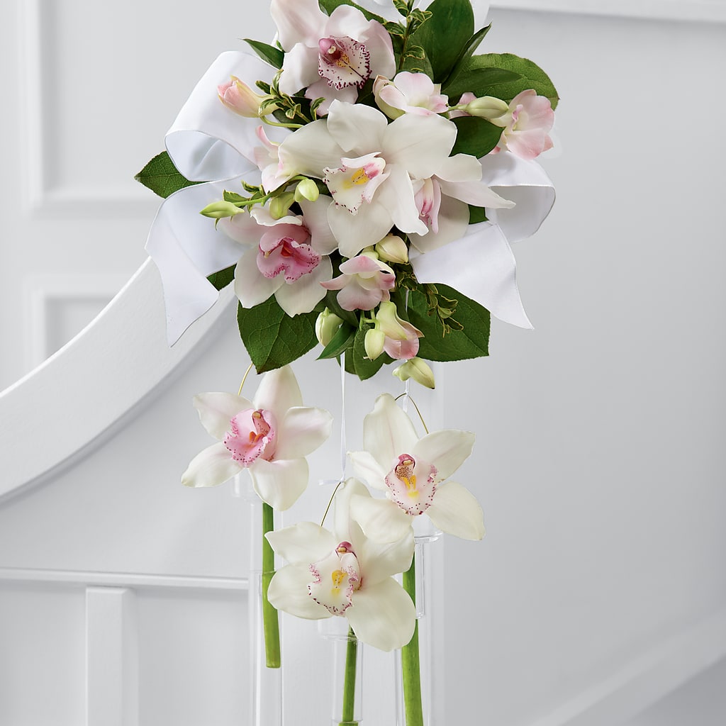 Perfect Entrance Pew Arrangement – Boston City Florist, Boston MA