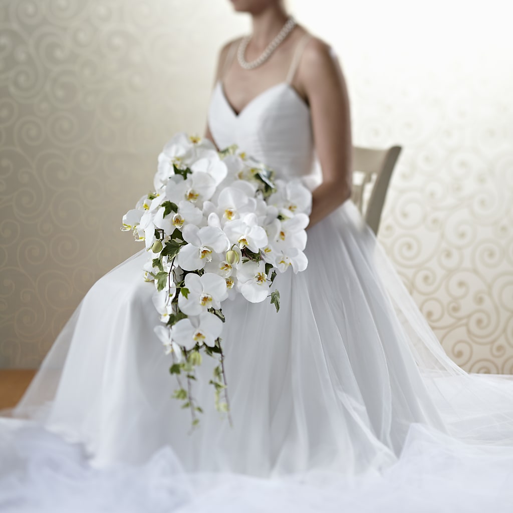 Classic White Bouquet – Boston City Florist, Boston MA