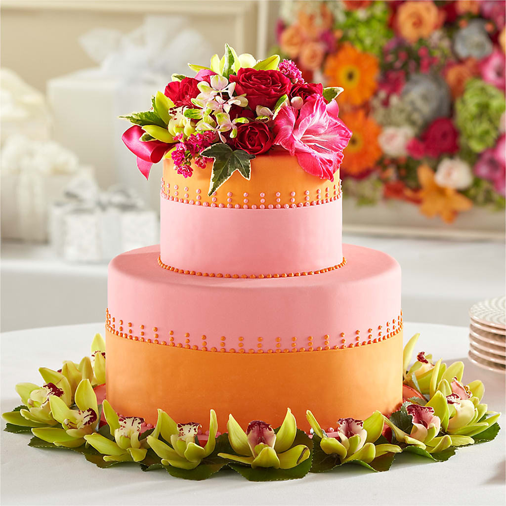 Sweet Citrus Cake Decor – Boston City Florist, Boston MA