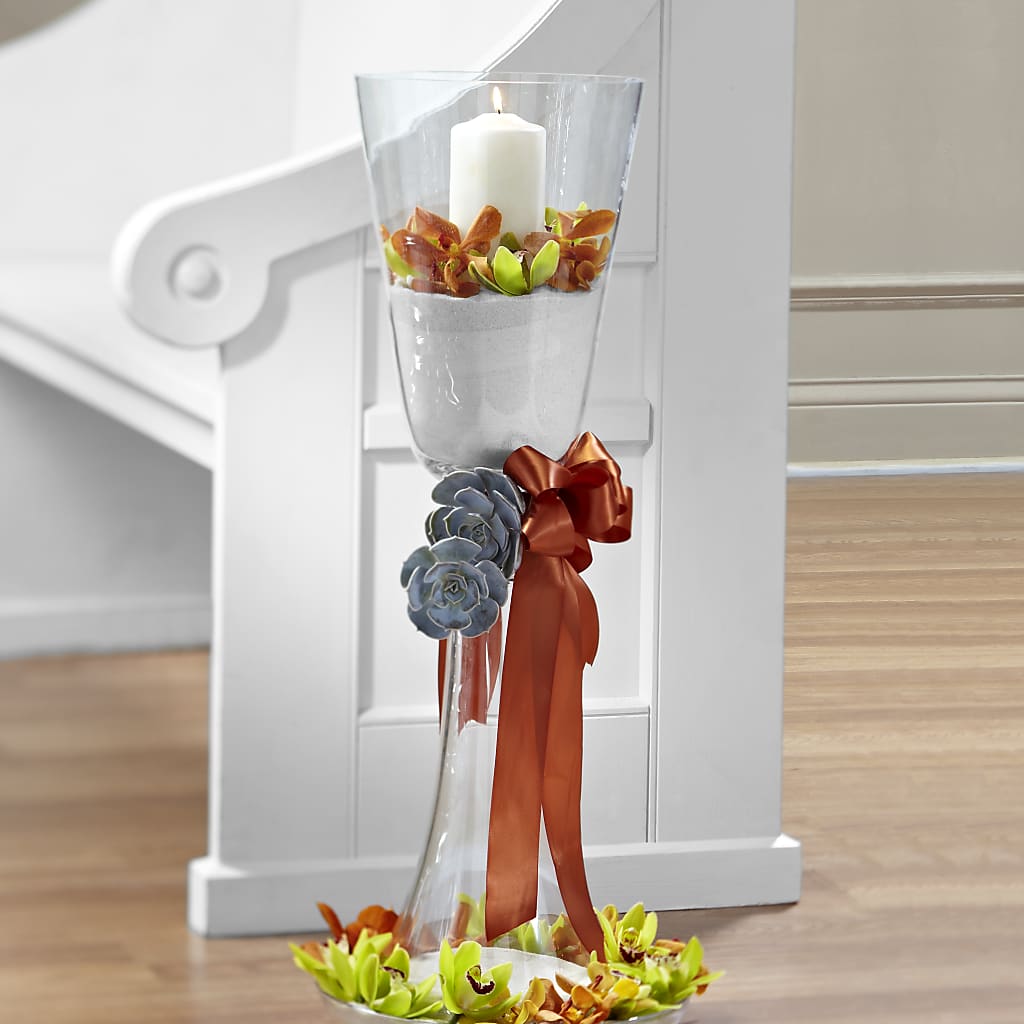Matrimony Pew Decor – Boston City Florist, Boston MA