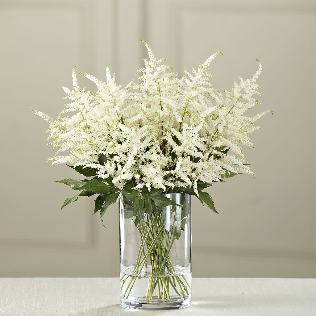 White Astilbe Bouquet – Boston City Florist, Boston MA