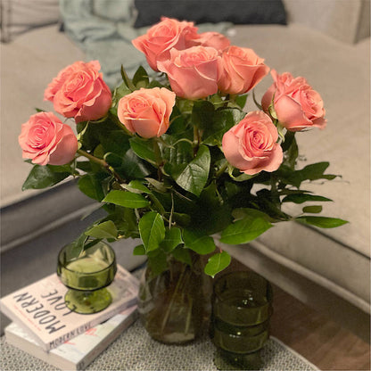 Long Stem Pink Rose Bouquet –  Boston City Florist, Boston MA