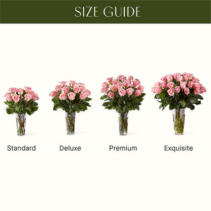 Long Stem Pink Rose Bouquet –  Boston City Florist, Boston MA