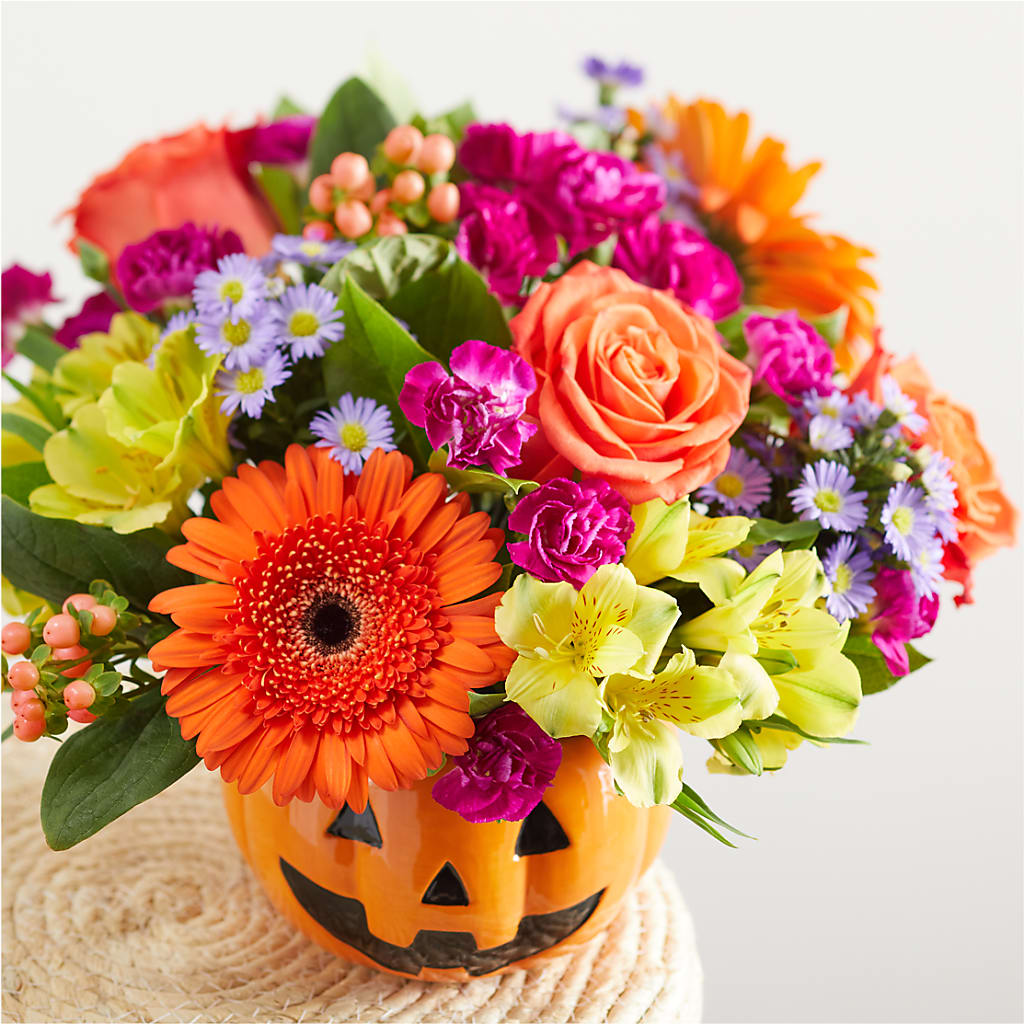 Tricks & Treats Pumpkin –  Boston City Florist, Boston MA