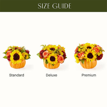 Golden Gourd Pumpkin Bouquet –  Boston City Florist, Boston MA