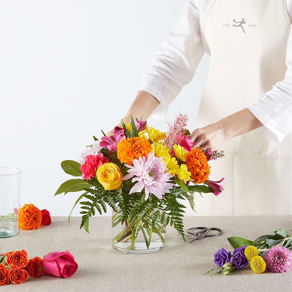 Feast of Color – A Florist Original –  Boston City Florist, Boston MA