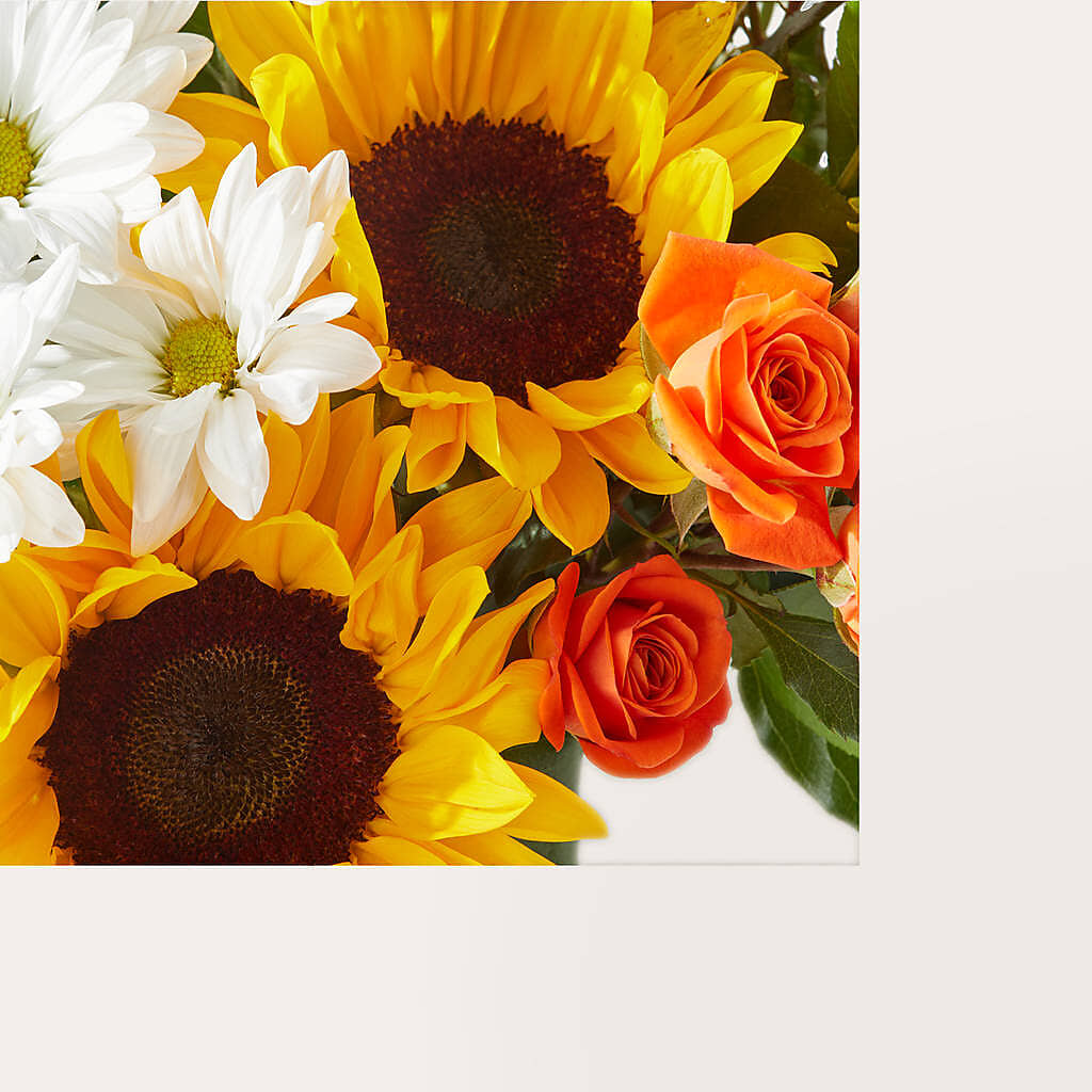 Sun-drenched Blooms Box Bouquet –  Boston City Florist, Boston MA