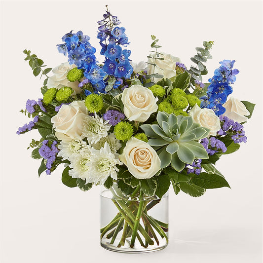Cerulean Waves Bouquet –  Boston City Florist, Boston MA