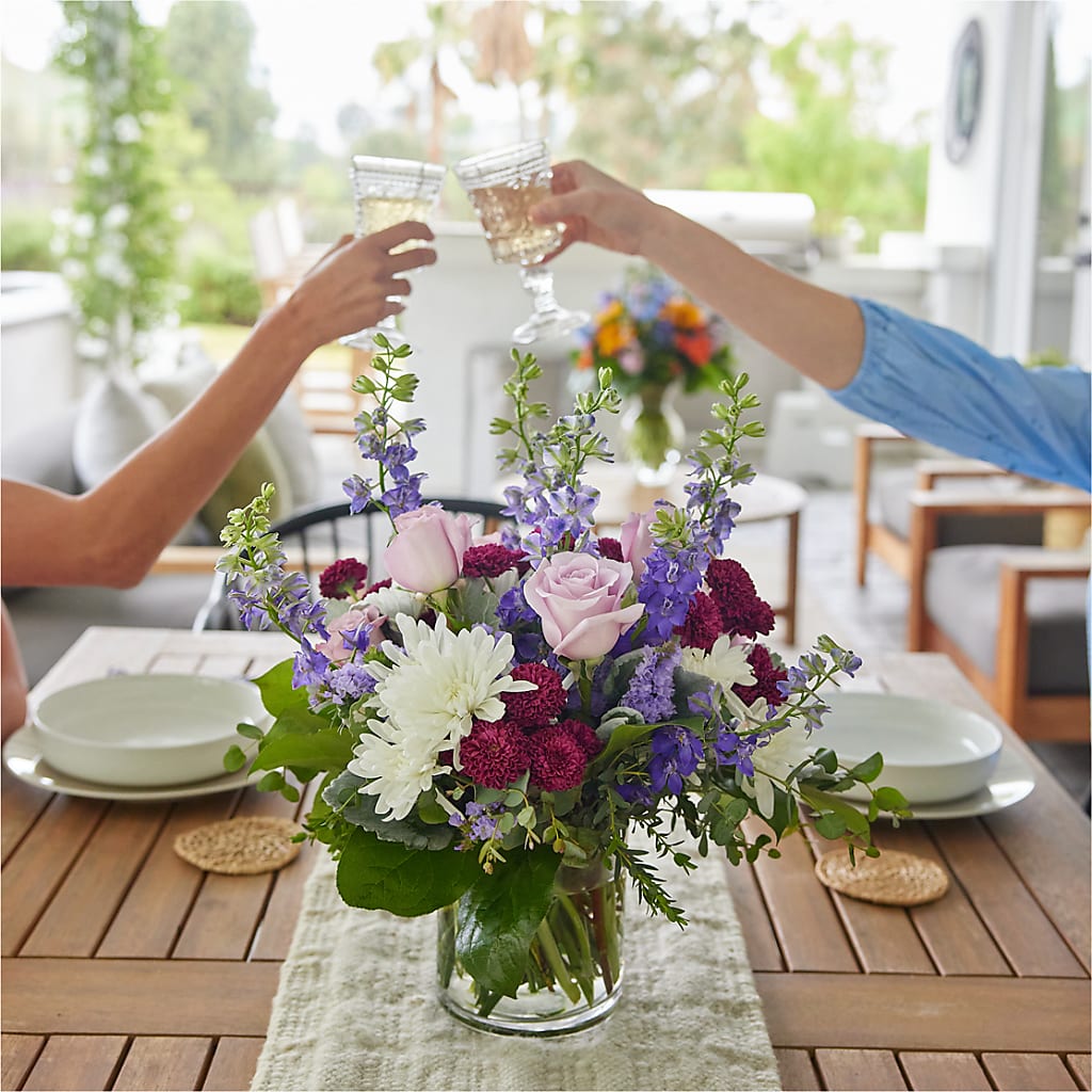 Violet Frost Bouquet –  Boston City Florist, Boston MA