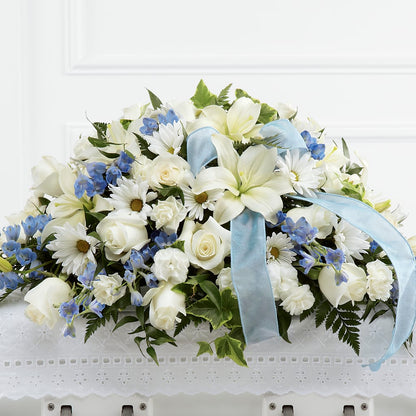 Tender Treasure Casket Spray –  Boston City Florist, Boston MA