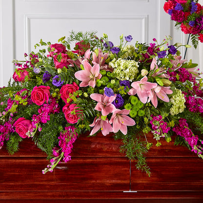 Radiant Tribute Casket Spray –  Boston City Florist, Boston MA