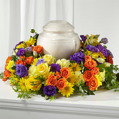 Blossoms of Remembrance Cremation Adornment –  Boston City Florist, Boston MA