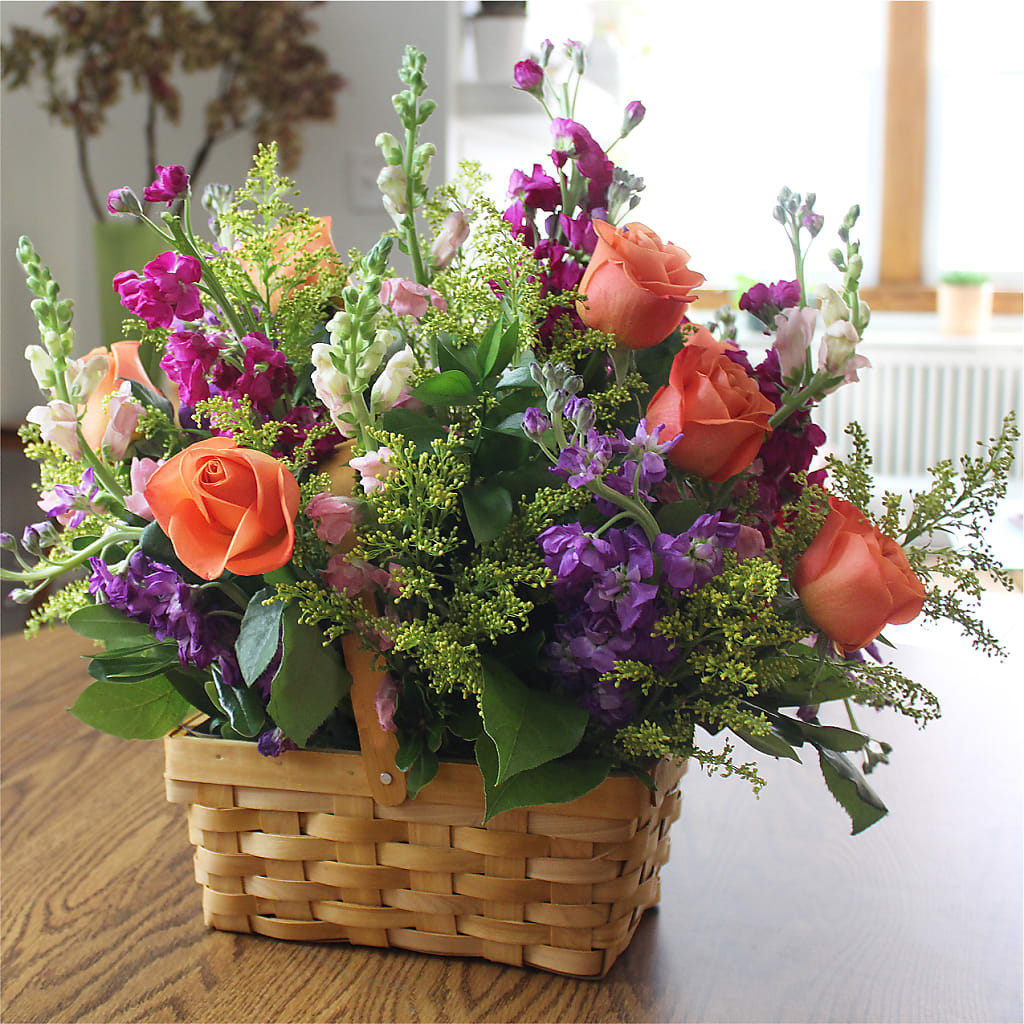 Garden of Life Basket –  Boston City Florist, Boston MA