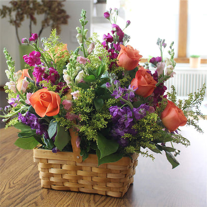 Garden of Life Basket –  Boston City Florist, Boston MA
