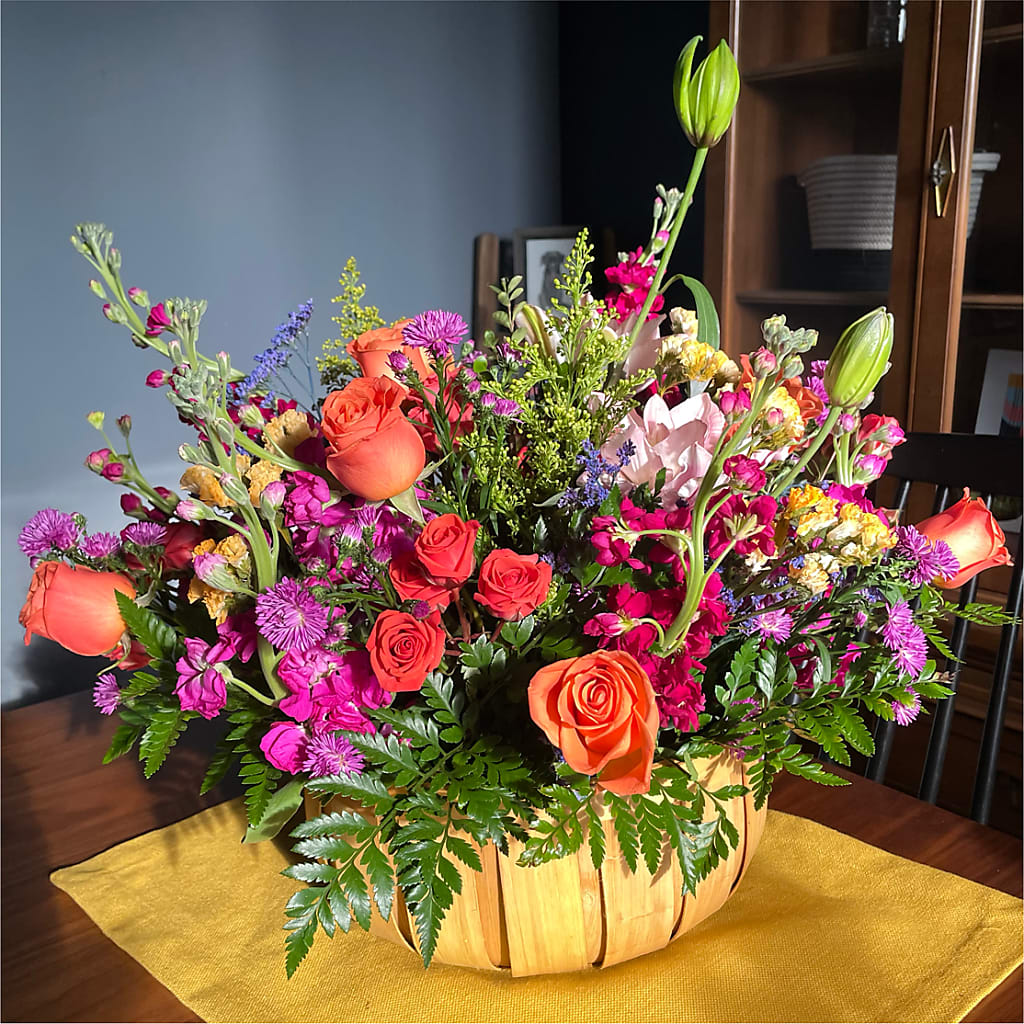 Garden of Life Basket –  Boston City Florist, Boston MA