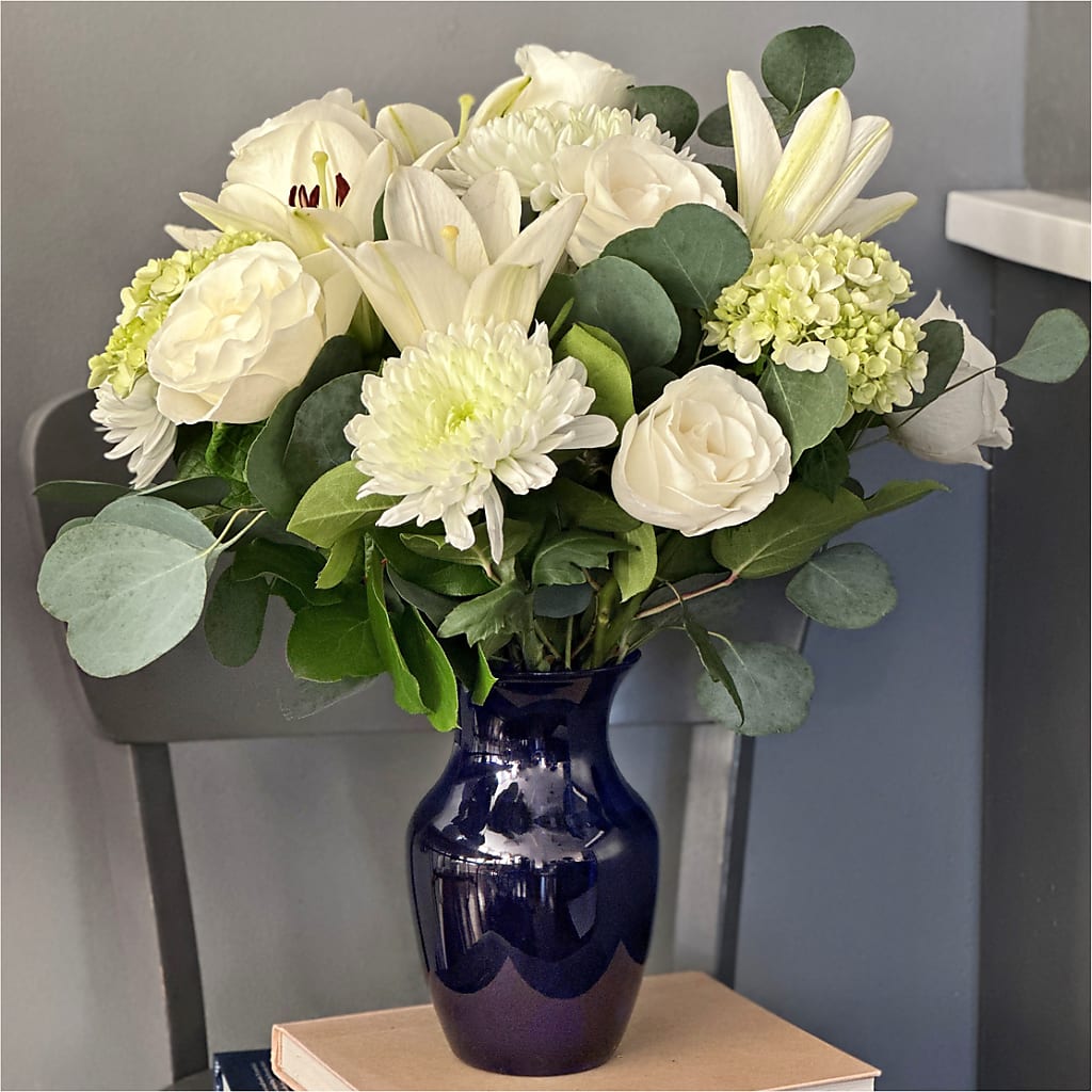 Snowy Dreams Bouquet –  Boston City Florist, Boston MA