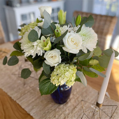 Snowy Dreams Bouquet –  Boston City Florist, Boston MA