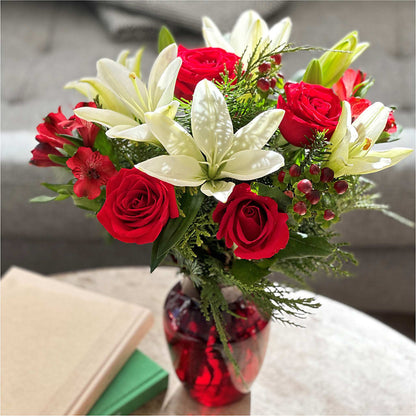 Evergreen Delight Bouquet –  Boston City Florist, Boston MA