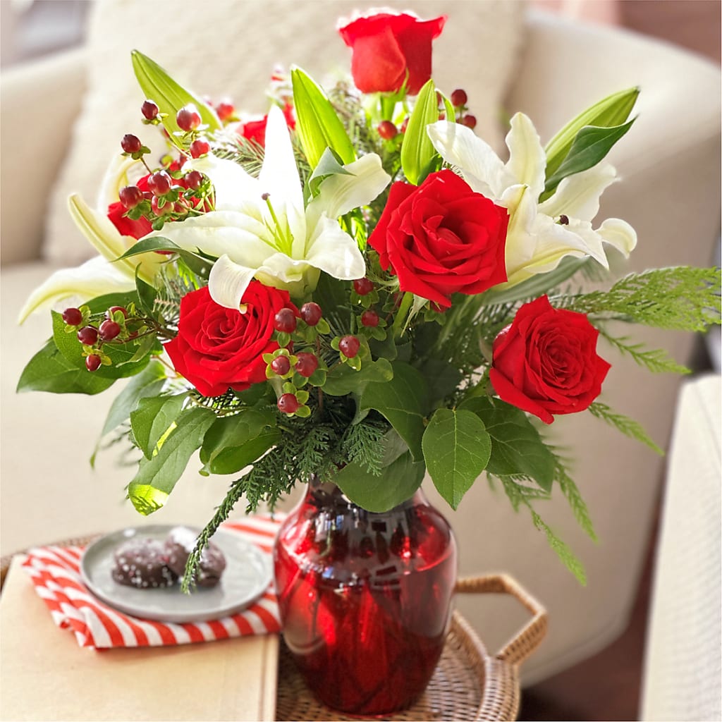 Evergreen Delight Bouquet –  Boston City Florist, Boston MA
