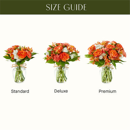 Apricot Glow Bouquet –  Boston City Florist, Boston MA