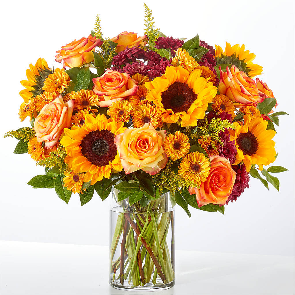 Flannel Scarf Bouquet –  Boston City Florist, Boston MA