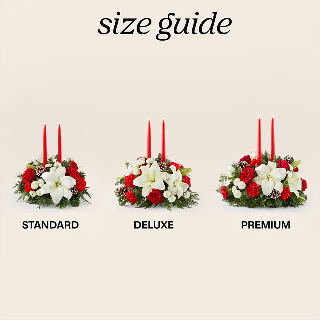 Seasonal Festivities Centerpiece –  Boston City Florist, Boston MA