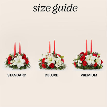 Seasonal Festivities Centerpiece –  Boston City Florist, Boston MA