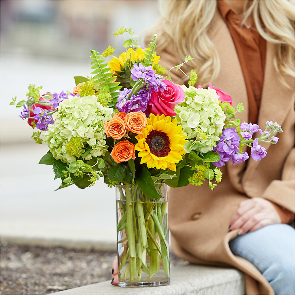 Vibrant Greetings Bouquet –  Boston City Florist, Boston MA