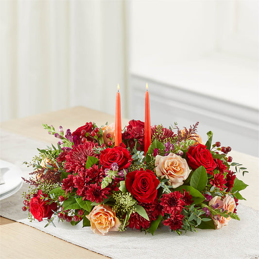 Most Thankful Centerpiece –  Boston City Florist, Boston MA